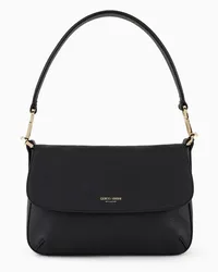 Giorgio Armani OFFICIAL STORE Borsa A Mano Piccola La Prima Soft In Pelle Granata Nero