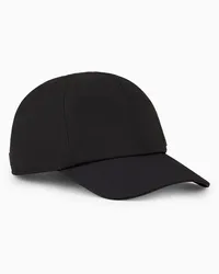 Giorgio Armani OFFICIAL STORE Cappello Baseball In Tessuto Tecnico Nero