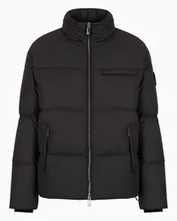 Giorgio Armani OFFICIAL STORE Bomber Imbottito In Piuma D'oca Asv Nero