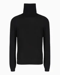 Giorgio Armani OFFICIAL STORE Maglia Lupetto In Cashmere Nero