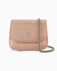 Giorgio Armani OFFICIAL STORE Mini Bag La Prima In Raso E Micro Borchie Rosa