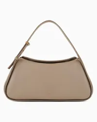 Giorgio Armani OFFICIAL STORE Borsa A Mano In Pelle Asv Beige