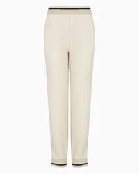 Giorgio Armani OFFICIAL STORE Capsule Travel Pantaloni Jogger In Cashmere E Lana Beige