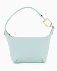 Giorgio Armani OFFICIAL STORE Mini Borsa A Mano La Prima Soft In Nappa Azzurro