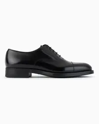 Giorgio Armani OFFICIAL STORE Oxford In Pelle Sfumata Nero