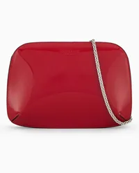 Giorgio Armani OFFICIAL STORE Clutch La Prima In Vernice Rosso