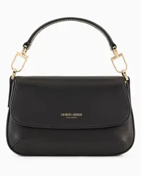 Giorgio Armani OFFICIAL STORE Mini Borsa A Mano La Prima In Nappa Nero