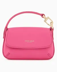 Giorgio Armani OFFICIAL STORE Mini Borsa Charm La Prima Soft In Nappa Fucsia