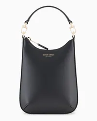 Giorgio Armani OFFICIAL STORE Hobo Bag Piccola La Prima In Pelle Nero