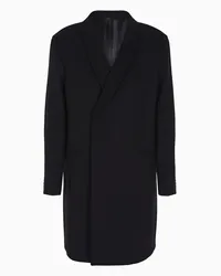 Giorgio Armani OFFICIAL STORE Giorgio's Cappotto Doppiopetto In Cashmere Double Asv Nero