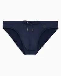 Giorgio Armani OFFICIAL STORE Costume Da Bagno Con Logo Blu