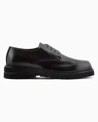 Giorgio Armani OFFICIAL STORE Derby In Pelle Nero