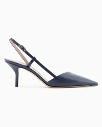 Giorgio Armani OFFICIAL STORE Slingback In Pelle Notte