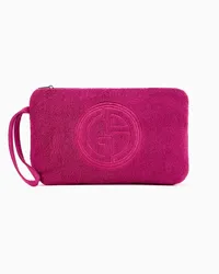 Giorgio Armani OFFICIAL STORE Pochette In Spugna Di Cotone Fucsia