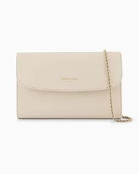 Giorgio Armani OFFICIAL STORE Clutch La Prima In Pelle Lucida Asv Bianco