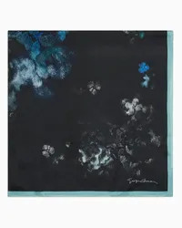 Giorgio Armani OFFICIAL STORE Foulard In Seta Stampa Floreale Fantasia