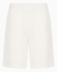 Giorgio Armani OFFICIAL STORE Bermuda In Jersey Stretch Bianco