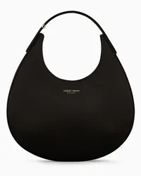 Giorgio Armani OFFICIAL STORE Hobo Bag Mini La Prima In Raso Nero