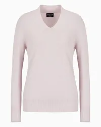 Giorgio Armani OFFICIAL STORE Maglia In Cashmere Alashan Rosa