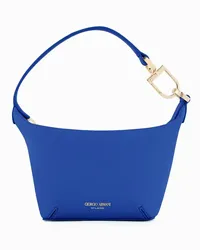 Giorgio Armani OFFICIAL STORE Mini Borsa A Mano La Prima Soft In Nappa Blu