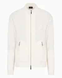 Giorgio Armani OFFICIAL STORE Blouson In Jersey Stretch Bianco