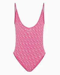 Giorgio Armani OFFICIAL STORE Body In Tessuto Jacquard Monogram Rosa