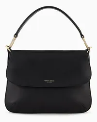 Giorgio Armani OFFICIAL STORE Borsa A Mano Media La Prima Soft In Nappa Nero