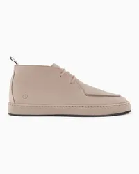 Giorgio Armani OFFICIAL STORE Polacchini In Nabuk Beige