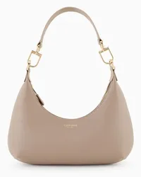 Giorgio Armani OFFICIAL STORE Hobo Bag Media La Prima In Nappa Tortora