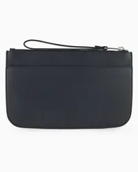 Giorgio Armani OFFICIAL STORE Pochette In Nappa Blu