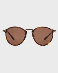 Giorgio Armani OFFICIAL STORE Occhiali Da Sole Uomo Forma Phantos Brown