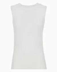 Giorgio Armani OFFICIAL STORE Top In Tessuto Ottoman Bianco