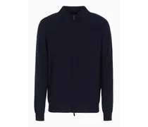 OFFICIAL STORE Cardigan Con Zip In Puro Cashmere