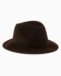 Giorgio Armani OFFICIAL STORE Cappello In Lana Marrone