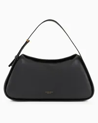 Giorgio Armani OFFICIAL STORE Borsa A Mano In Pelle Asv Nero