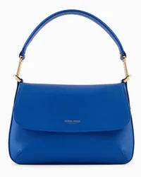 Giorgio Armani OFFICIAL STORE Baguette Piccola La Prima Soft In Nappa Blu