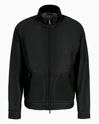 Giorgio Armani OFFICIAL STORE Blouson In Jersey Stretch Nero