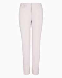 Giorgio Armani OFFICIAL STORE Pantaloni Chino In Cotone Stretch Rosa