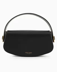 Giorgio Armani OFFICIAL STORE Borsa A Mano In Pelle Nero