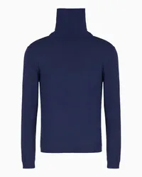 Giorgio Armani OFFICIAL STORE Maglia Lupetto In Cashmere Blu