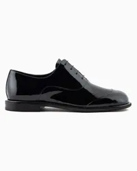 Giorgio Armani OFFICIAL STORE Derby In Vernice Nero