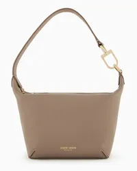 Giorgio Armani OFFICIAL STORE Borsa A Mano Piccola La Prima Soft In Nappa Tortora