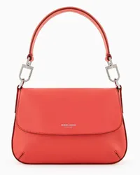 Giorgio Armani OFFICIAL STORE Borsa A Mano Piccola La Prima Soft In Nappa Arancione