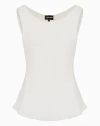 Giorgio Armani OFFICIAL STORE Top In Pura Seta Bianco