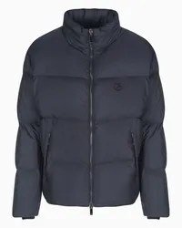 Giorgio Armani OFFICIAL STORE Bomber Imbottito In Piuma D'oca Blu