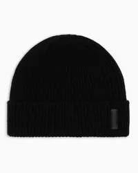 Giorgio Armani OFFICIAL STORE Cappello Cuculo In Cashmere Nero