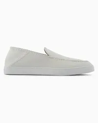 Giorgio Armani OFFICIAL STORE Galleria 3 Slip-on In Nappa Bianco