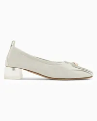 Giorgio Armani OFFICIAL STORE Ballerine In Nappa Bianco