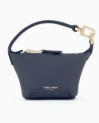 Giorgio Armani OFFICIAL STORE Borsa A Mano Mini La Prima Soft In Nappa Blu