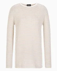 Giorgio Armani OFFICIAL STORE Maglia In Cashmere Motivo Righe Fantasia